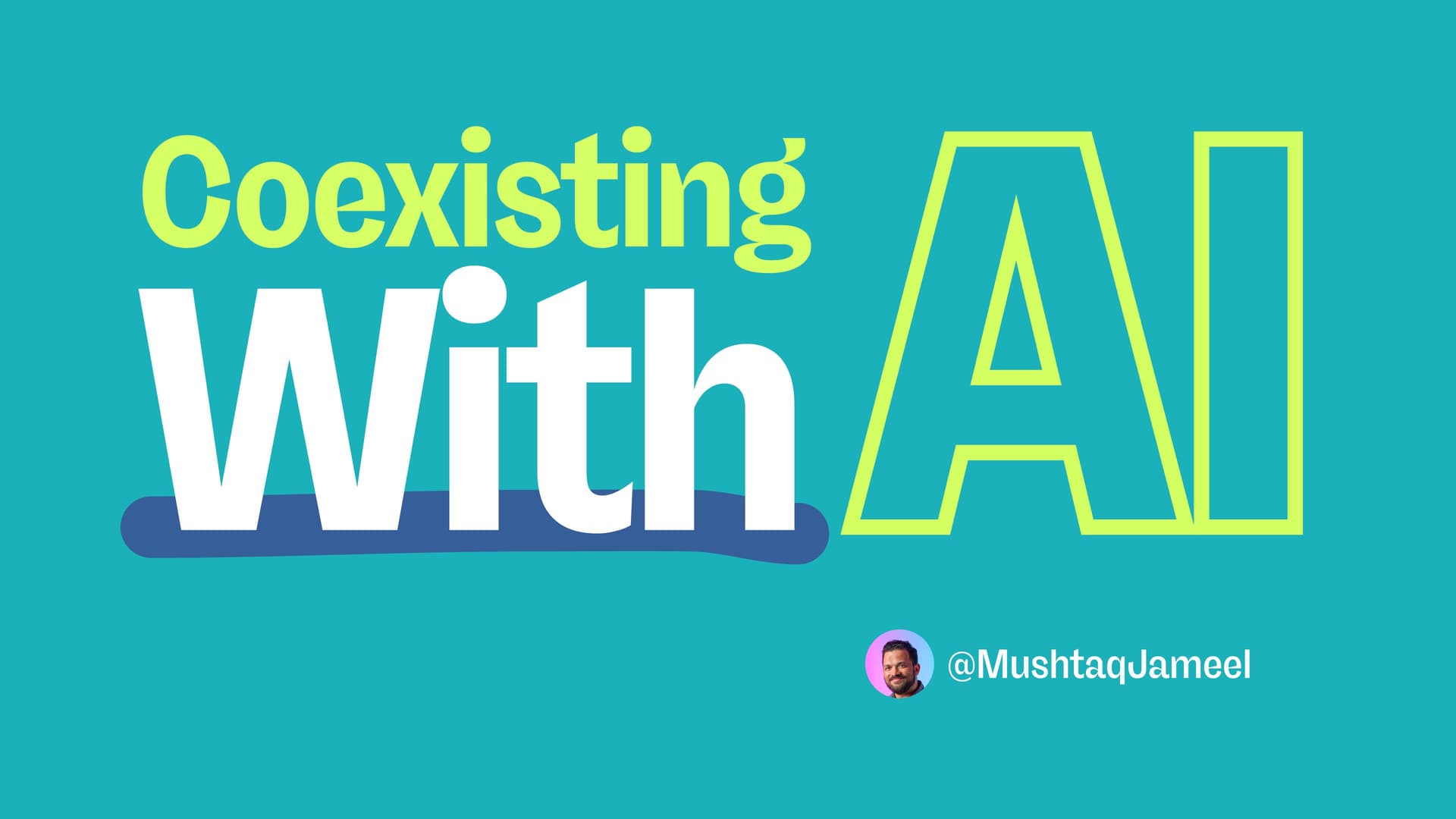 Coexisting with AI graphic